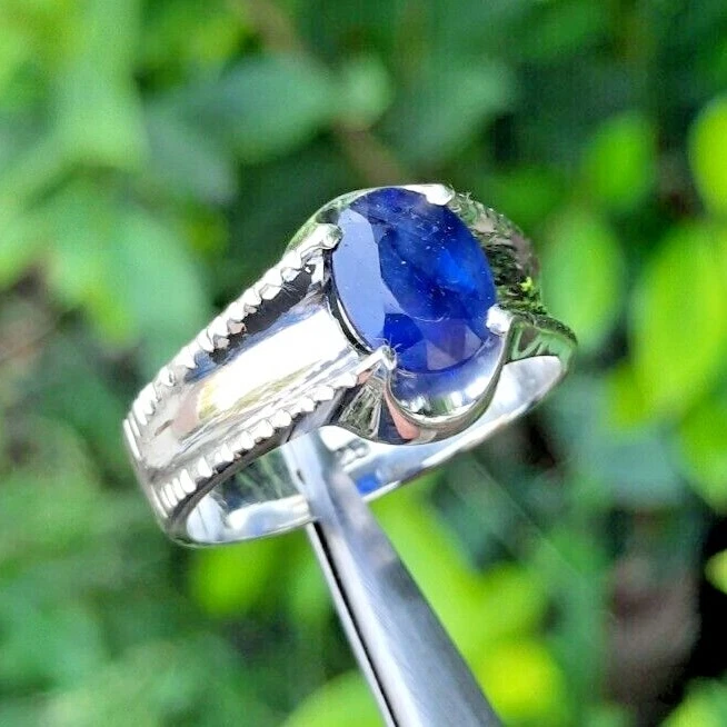 Kashmiri blue cheap sapphire ring