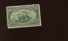 291S Trans Mississippi Specimen Overprint Mint Stamp with PSE Cert (Bz 686)