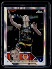 Amanda Muse 2023 Topps Chrome McDonald's Lava Refractor Card /299 #44