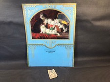 Antico Porta Lettere IN Cartone da Parete Déco Commercio Vintage Anni 1930