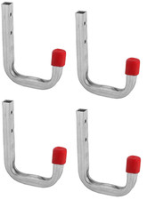 4x Wall Hooks 80x120 mm Mounting Hooks Device Hook Garage Workshop Hanger