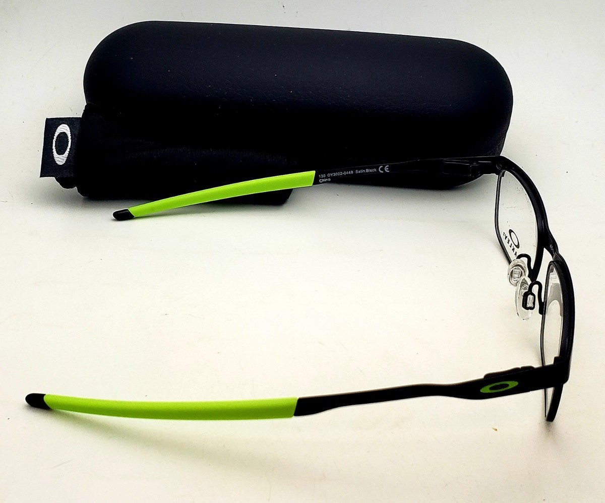 New OAKLEY Kids Eyeglasses STEEL PLATE XS OY3002-0448 48-15 Black