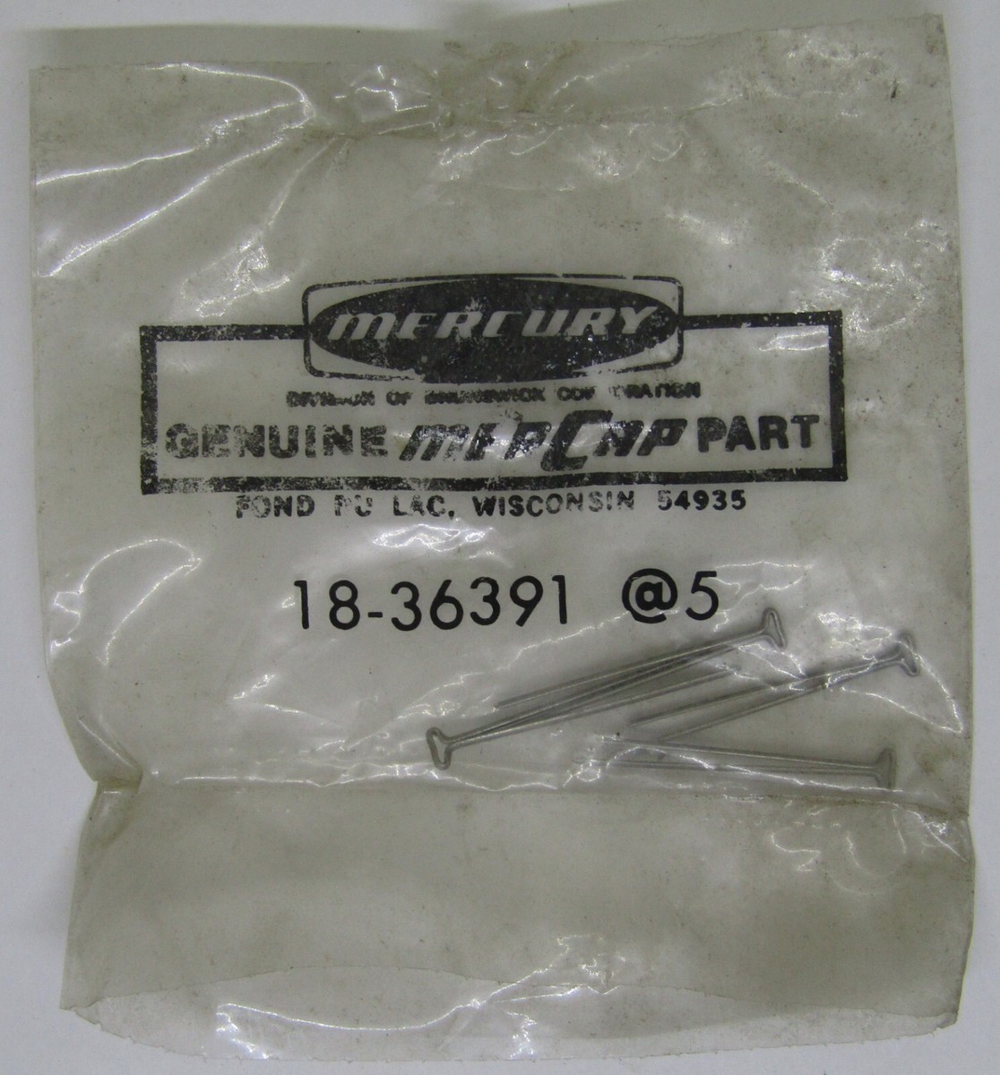 New Mercury Marine Boat Cotter Pin Lot of 4 Part No. 18-36391 | eBay
