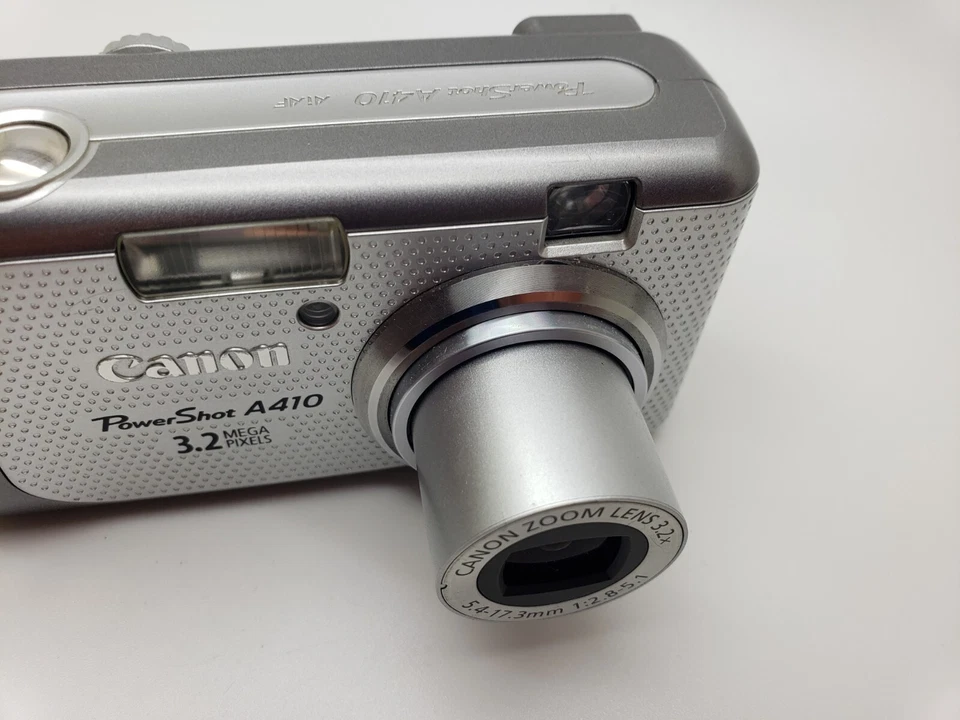 Vgc Working Silver Canon PowerShot A410 3.2MP Digital Camera - Image 3 of 4