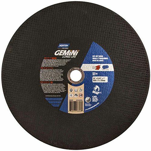 Norton Gemini Long Life Chop Saw Reinforced Abrasive CutOff Wheel