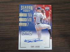 2016 Panini Contenders #15U-TJ Tony Jacob Autographed / Signed Card (B101)
