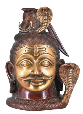 Weißwal Lord Shiva Messing Statue Idol Hindu Gott Natraja
