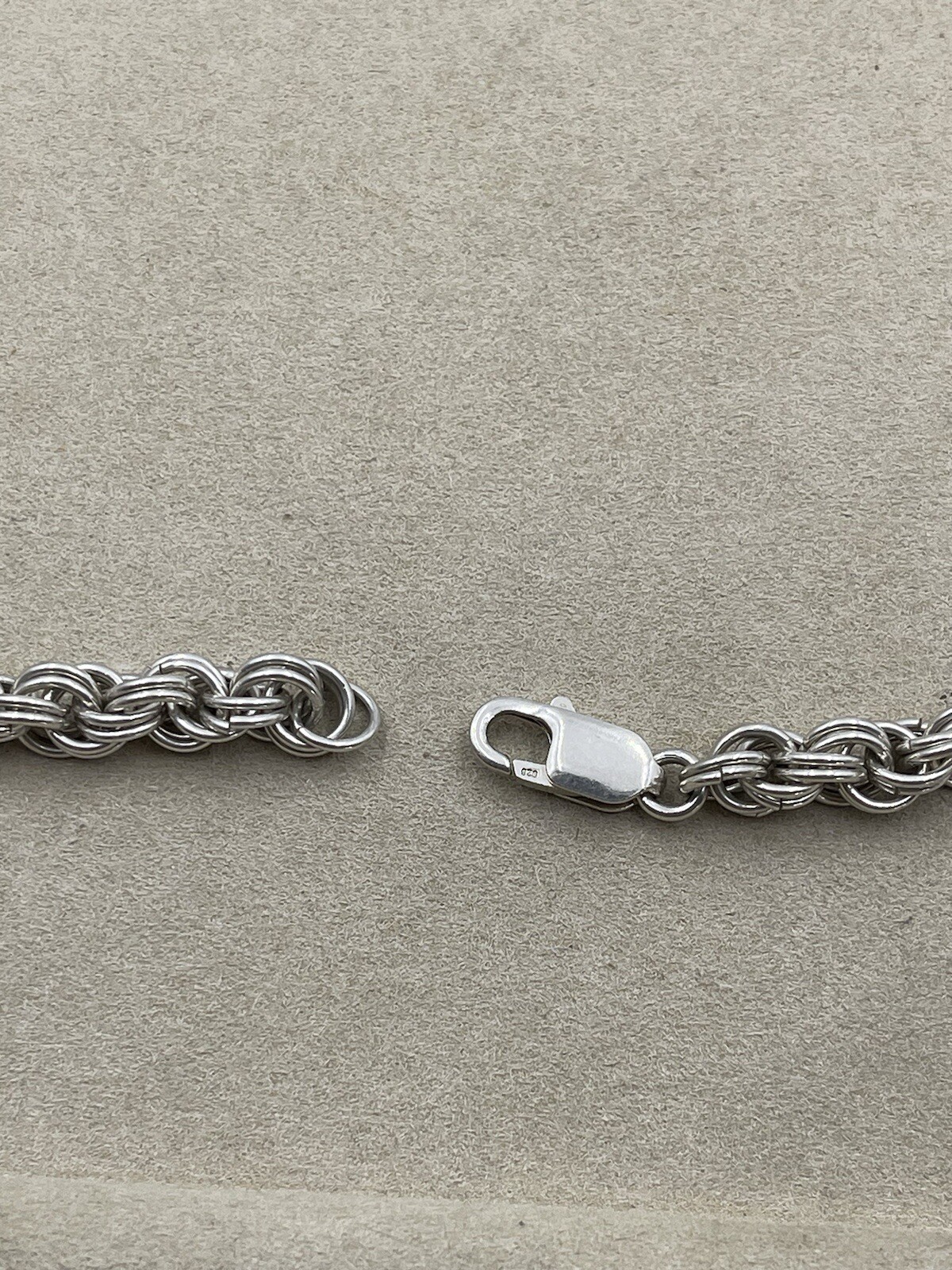Sterling Silver 925 Heavy Solid Braided Chain Nec… - image 11