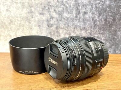 Canon EF 100mm f/2 USM Lens With  Hood