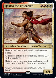 Haktos the Unscarred - Foil x1 - Theros Beyond Death - NM-Mint, English - Theros