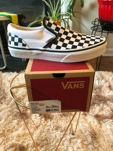 checkered vans size 2.5