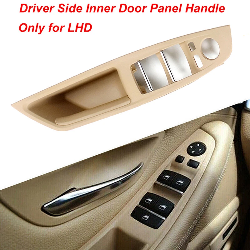 Painel de puxador interno esquerdo da janela da porta para BMW F10 F11 535i 523i 528i - Imagem 3 de 4