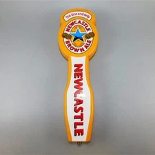 490/571 Vintage Beer Tap Handle New Castle Brown Ale 10 1/2 x 3 x 1 1/8
