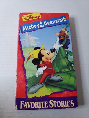 Disney Learning Adventures - Mickey & The Beanstalk Kid's Movie (VHS, 1994)