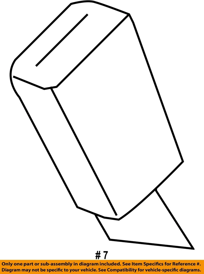 Used Front Left Seat Belt Front fits: 2010 Dodge Dakota bench seat split 40/20/4 - Image 4 of 4