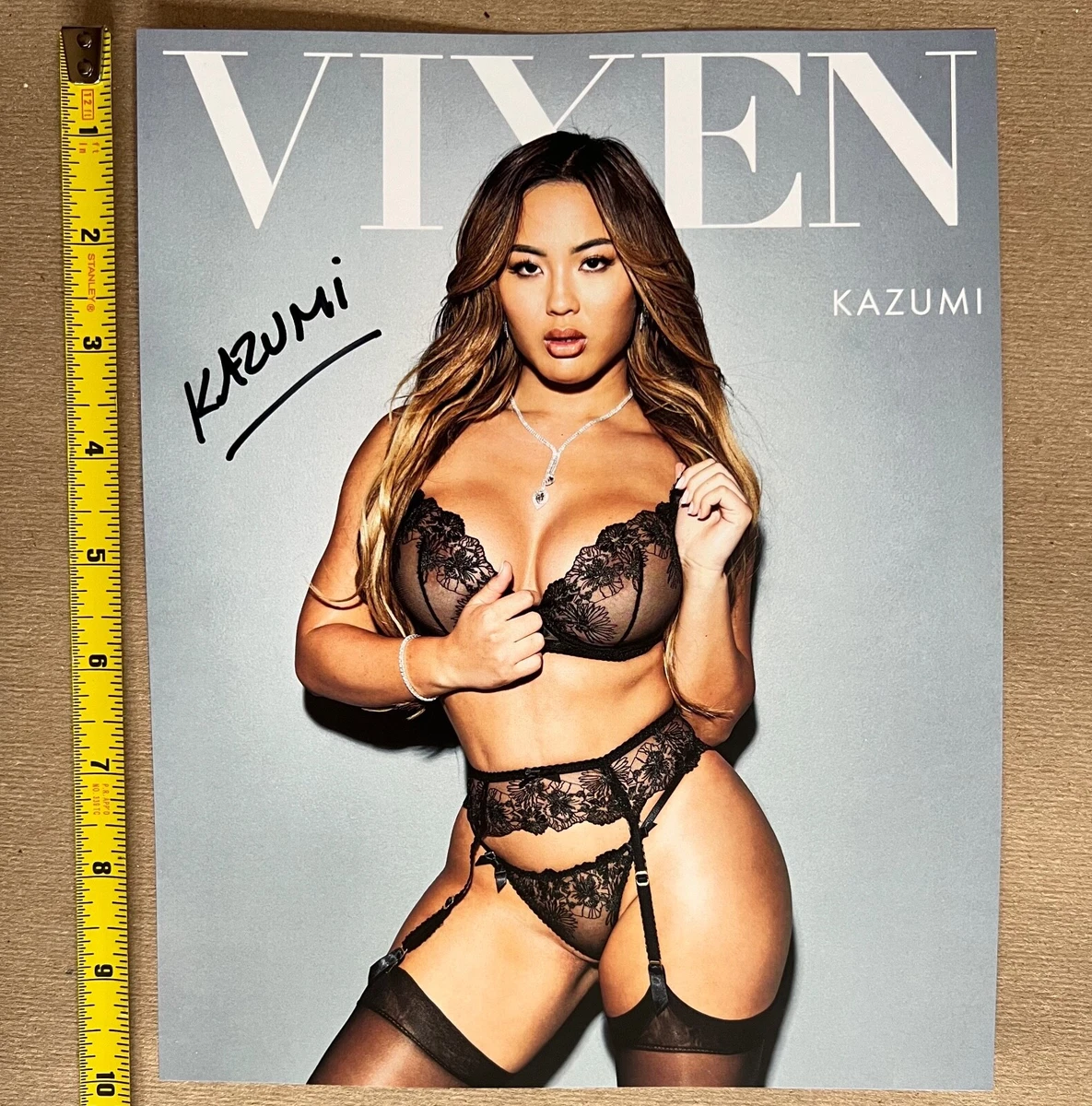 Kazumi signed autographed hero card 8x10, Vixen RARE, 2023 AVN | eBay