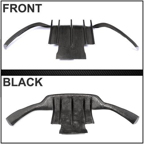 Carbon Heckdiffusor Diffusor Ansatz Lippe Passt für Maserati Gran Turismo 06-14 - Picture 12 of 13