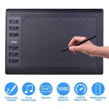 Professional Graphics Drawing Tablet 12 Express Keys for Windows Mac Painting