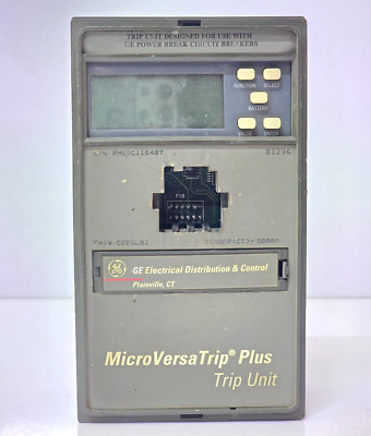 GE RMS9C116407 MICRO VERSA TRIP UNIT ELECTRICAL DISTRIBUTION & CONTROL