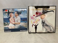 Lot of 2 laser disc movies, My Fair Lady 30th Anniversary Restoration, South Pac