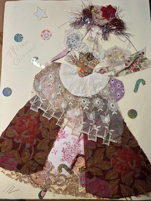 Mother Ginger Nutcracker Costume Collage - Artist Rendering 