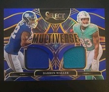 2025 Panini Select - Multiverse Darren Waller #MVJ-DWR Blue Prizm (MEM)