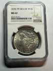 1878 7TF Reverse of 1879 Morgan Silver Dollar $1 NGC MS62 Tough Variety