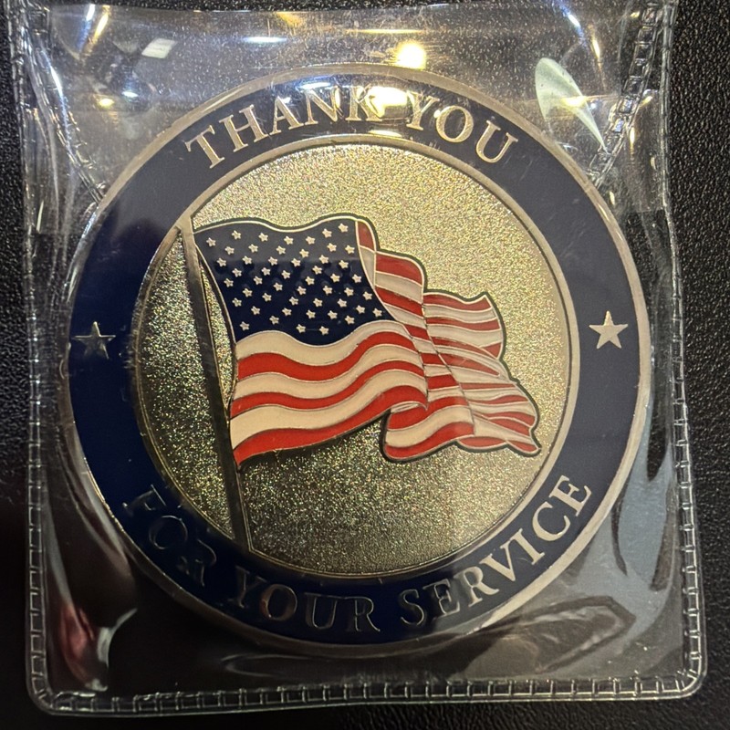 Veterans Thank You for Your Service All Service Large Military Challenge VIN5