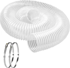 New Wire Hose For Leaf Lawn Vacuum Vac Clear Reinforced Heavy Duty 6" By 10 Feet