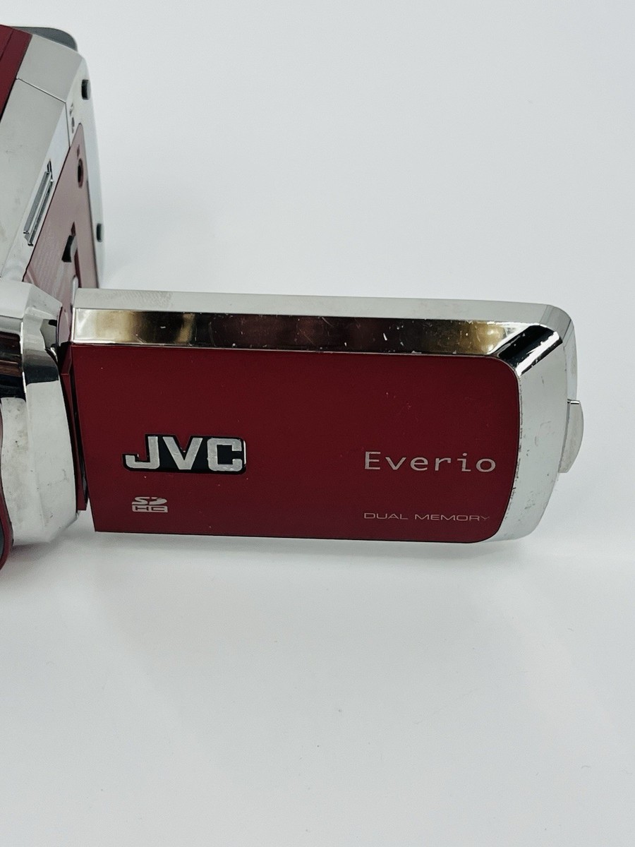 JVC Everio GZ-MS120RU Flash Media Camcorder Red UNTESTED AS-IS | eBay