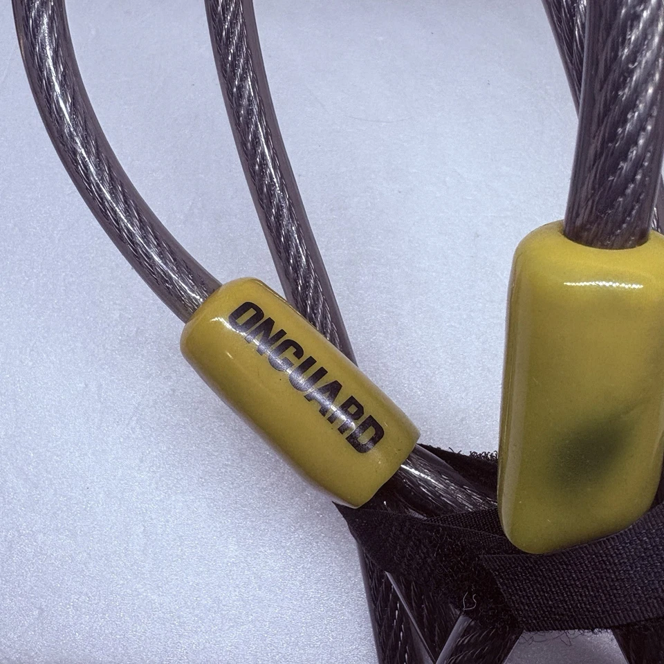 OnGuard Akita Bike Cable 4' x 10mm, Gray/Orange Thick Heavy Duty Safety 34 - Image 4 of 4