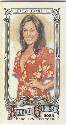 2025 Topps Allen & Ginter MLB No. 273 Michele Fitzgerald Mini Card