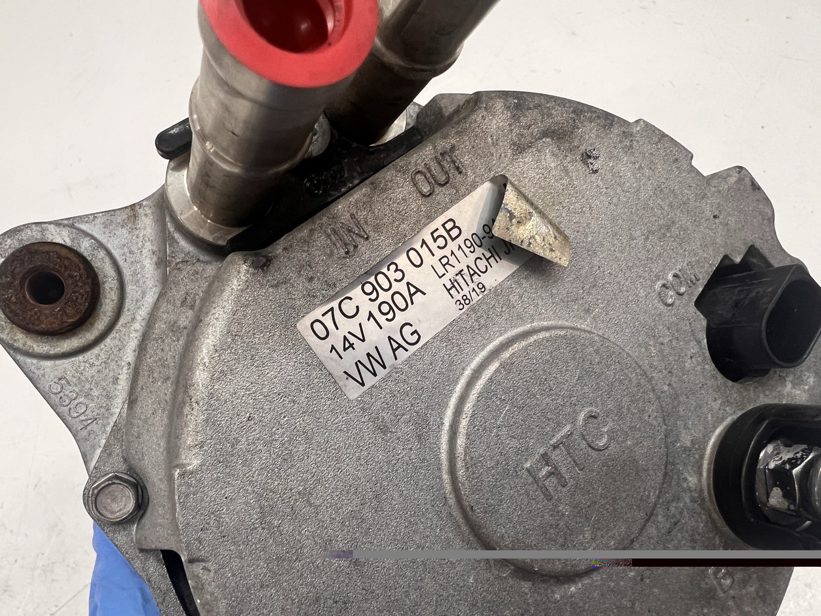 LAMBORGHINI AVENTADOR LP740 S WATER COOLED ALTERNATOR OEM 07C903015B