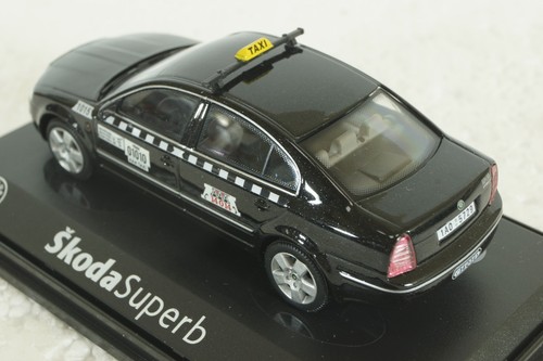 Skoda Superb, Taxi, negro, 143ABXbl, Abrex 1:43 - Imagen 8 de 9