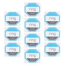 10Pcs CCTV Doorbell Camera Sticker Ring Doorbell Stickers PVC Waterproof Stic...
