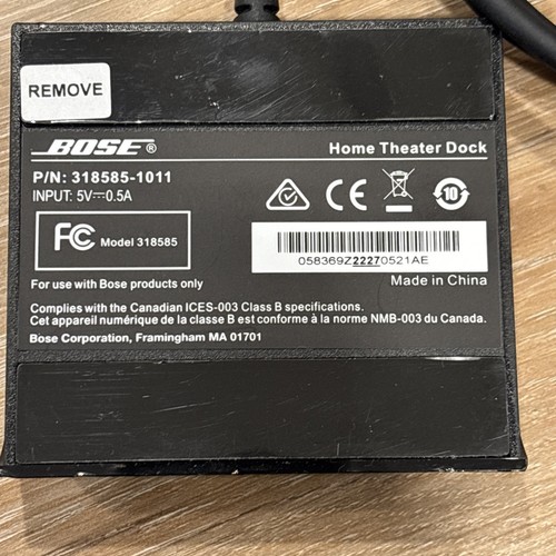 Bose Lifestyle Home Theater iPod Dock 30 pin #318585-1011 OEM - Picture 4 of 4