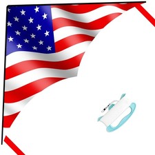 YFAFENGS Large Delta Kite for Kids  Adults - Easy Flag Kite, Multi-colored