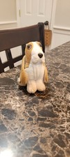 VTG Hush Puppy Bassett Hound Dog Mini Plush Stuffed Animal 5" H
