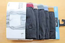 Marks & Spencer 5 Pack Cotton Jersey Button fly Boxers Cool & Fresh Large  36-38