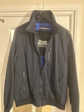 Image of Superdry Mens Light Bomber Jacket, Navy in XXL. Brand New Without Tags