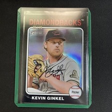 2024 Topps Heritage High Number - Kevin Ginkel #681 Chrome Black Border /75