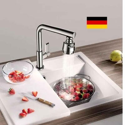 Wasserhahnaufsatz Brausekopf Strahlregler Schwenkbrause Mischdüse Verlängerung  