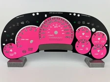 US Speedo Pink Silverado/Sierra Gauge Face for Clusters 06-07 Classic 2500 Gas