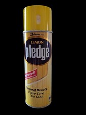 Vintage Pledge Furniture Polish Full Aerosol Can  SC Johnson Prop