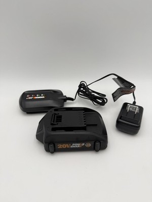 WORX 20V Max Power Share 1.5Ah Li-Ion Rechargeable Battery + Charger