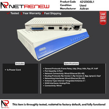 Adtran 4212908L1 Total Access 908 Integrated Services Router