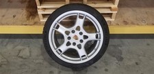 08 PORSCHE 911 19X11 5 LUG WHEEL RIM WITH NOTCHES ON ENDS