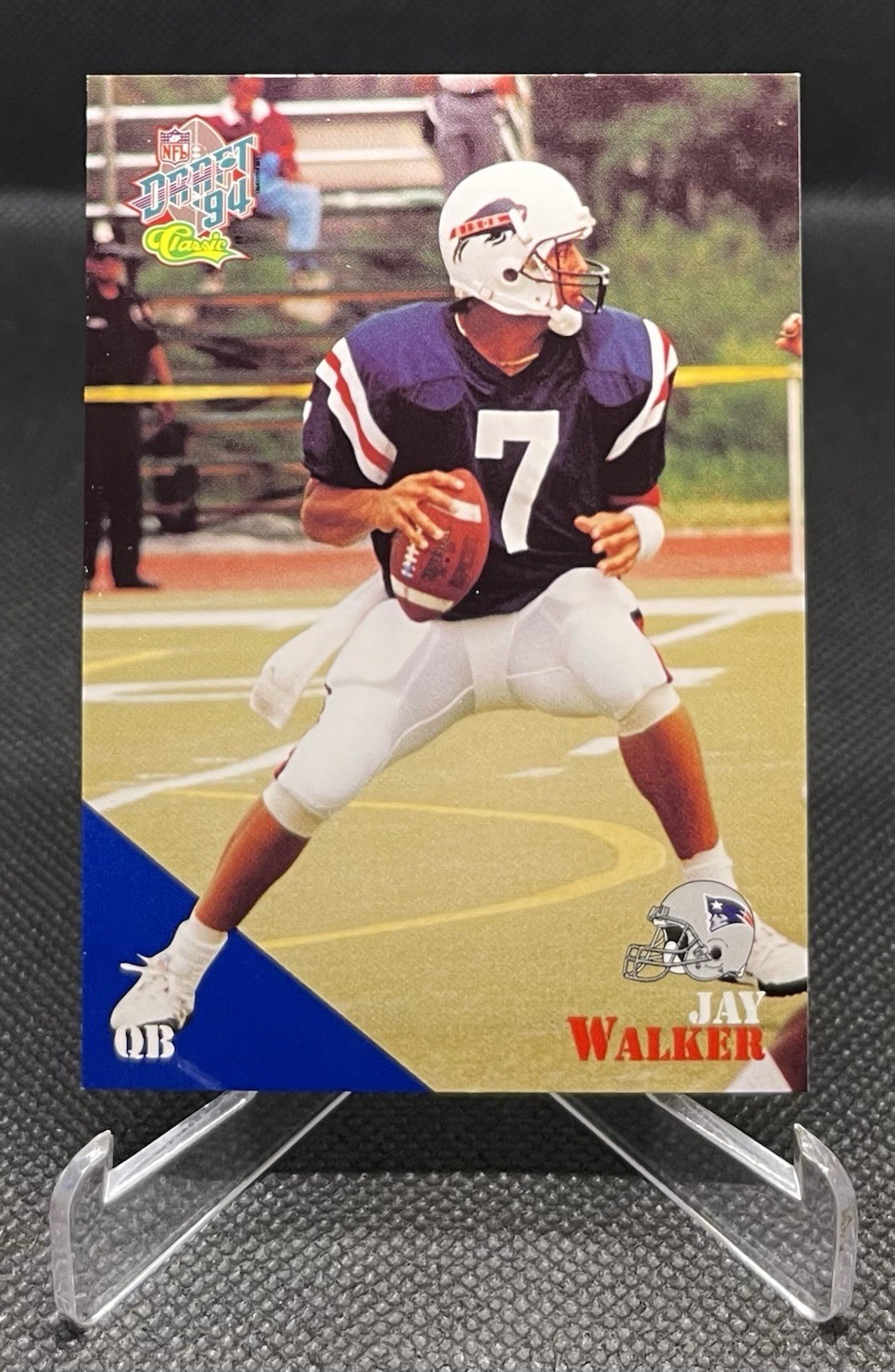 1994 Classic NFL Draft Jay Walker #74 New England Patriots