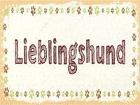 Blechschild 30X40 Cm Lieblingshund Hund Deko Schild Deko Geschenk Schild