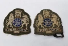 British Army Warrant Officer Class 1 (WO1) Cloth Rank Badge KC WW2 era